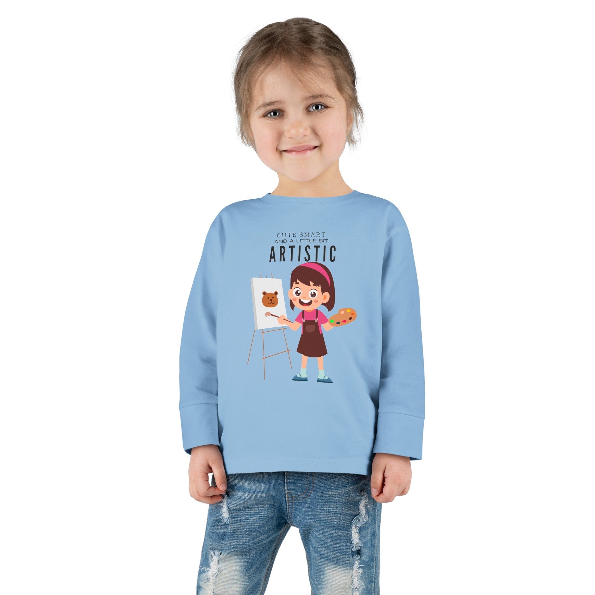 Artistic Toddler Long Sleeve Tee - Creative Designs by Shanny