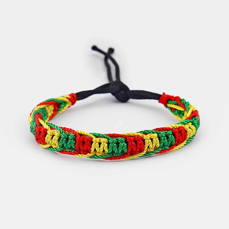 Rasta Friendship Bracelet Wristband