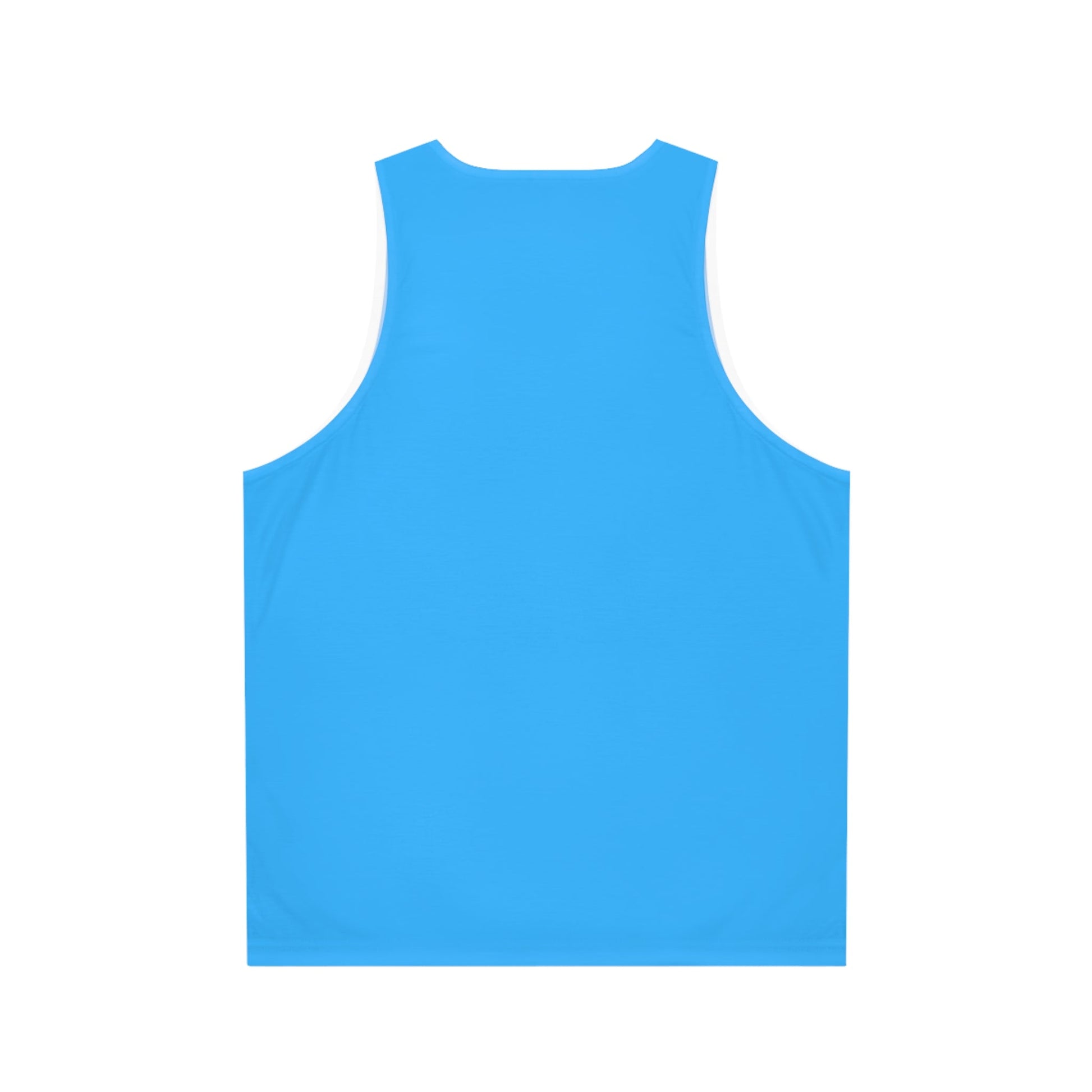 Baby blue Unisex Tank Top (AOP) - Creative Designs by Shanny