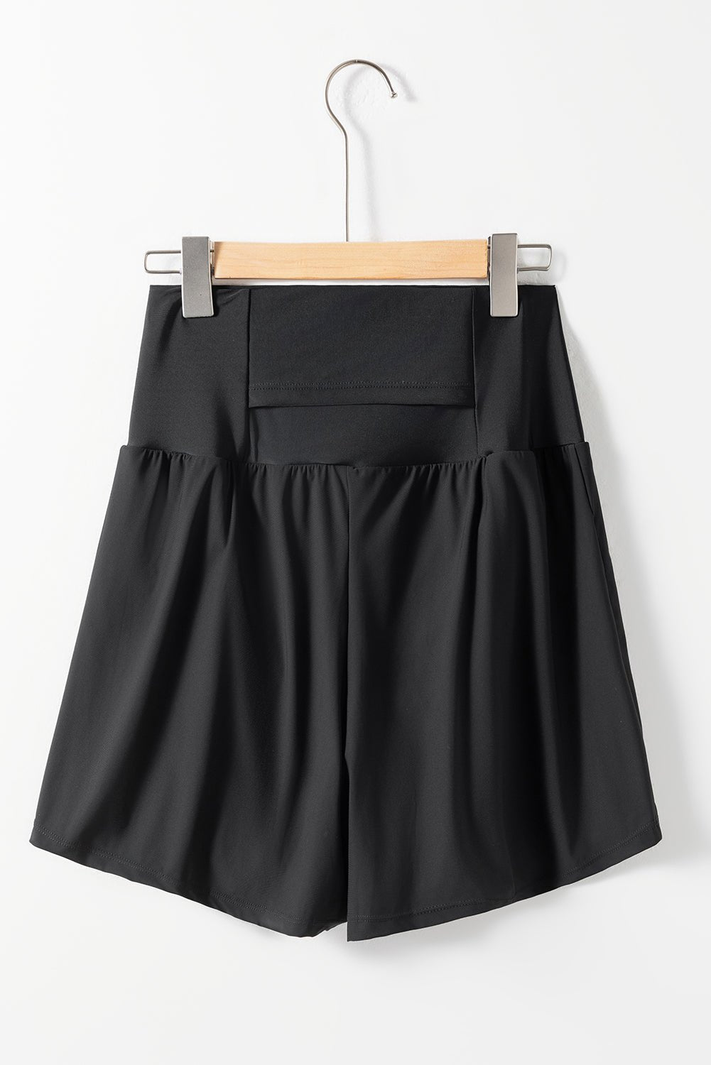 Black Pocketed Wide Waistband Swim Shorts - Creative Designs by Shanny