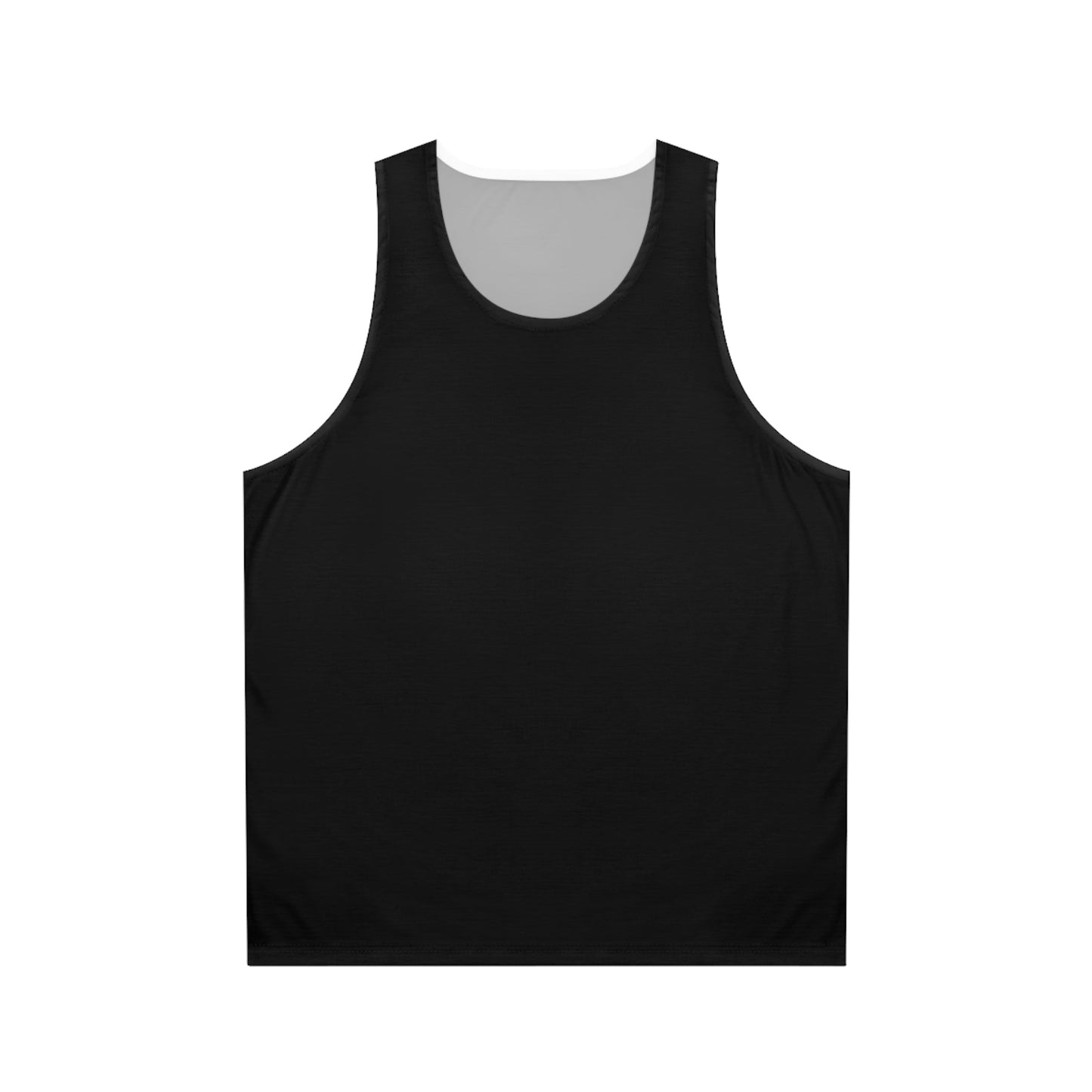 Black Unisex Tank Top (AOP) - Creative Designs by Shanny