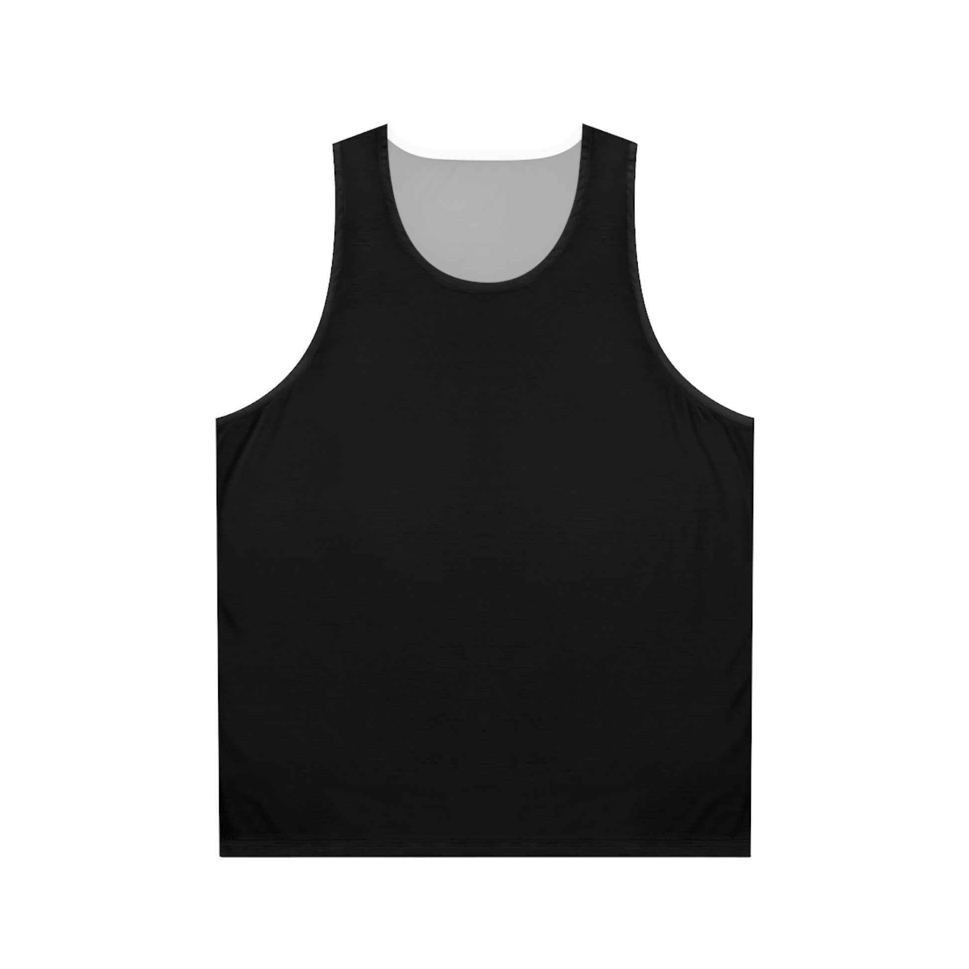 Black Unisex Tank Top (AOP) - Creative Designs by Shanny