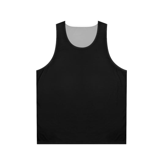 Black Unisex Tank Top (AOP) - Creative Designs by Shanny