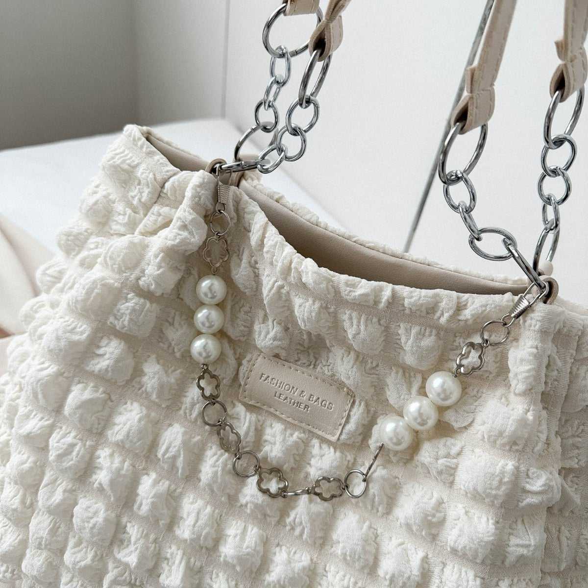 Bubble Textured Tote Bag - Creative Designs by Shanny