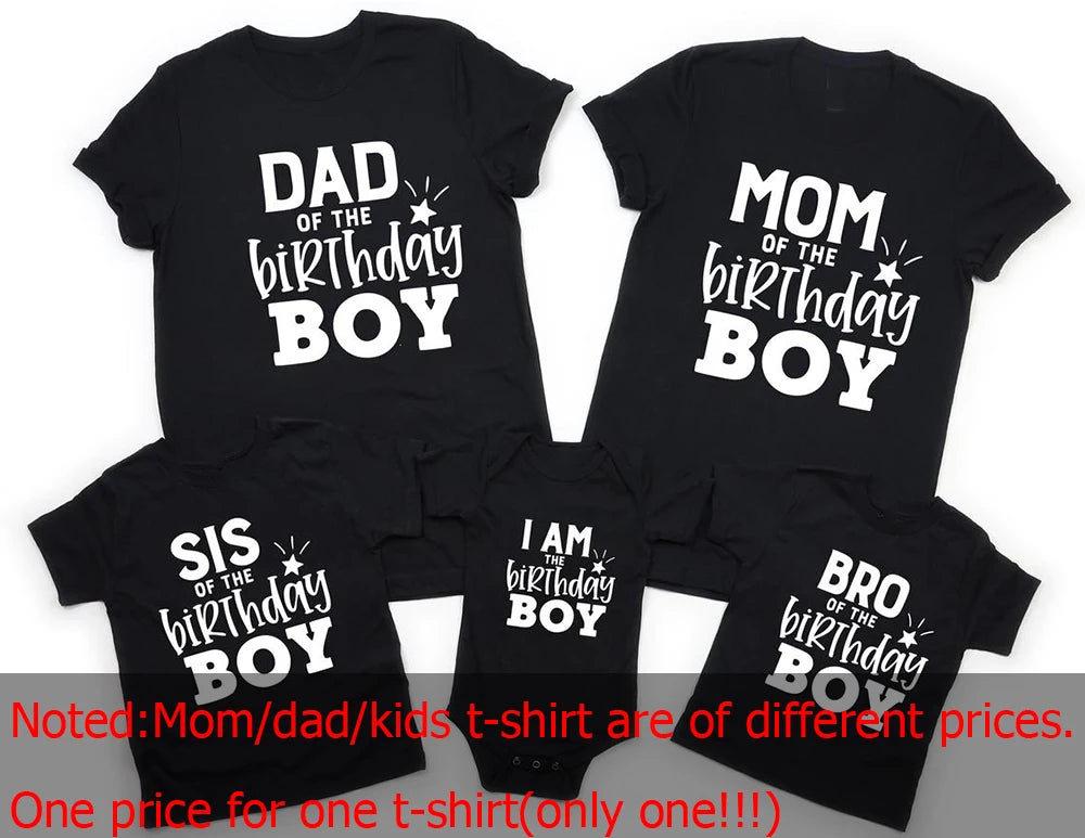 Birthday Boy Family Birthday Shirts