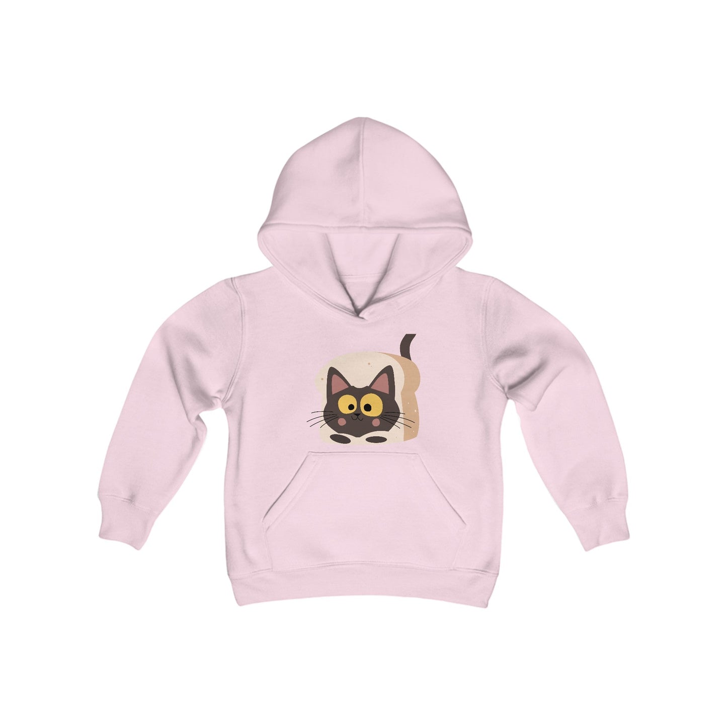 Cat Youth Heavy Blend Hooded Sweatshirt - Creative Designs by Shanny