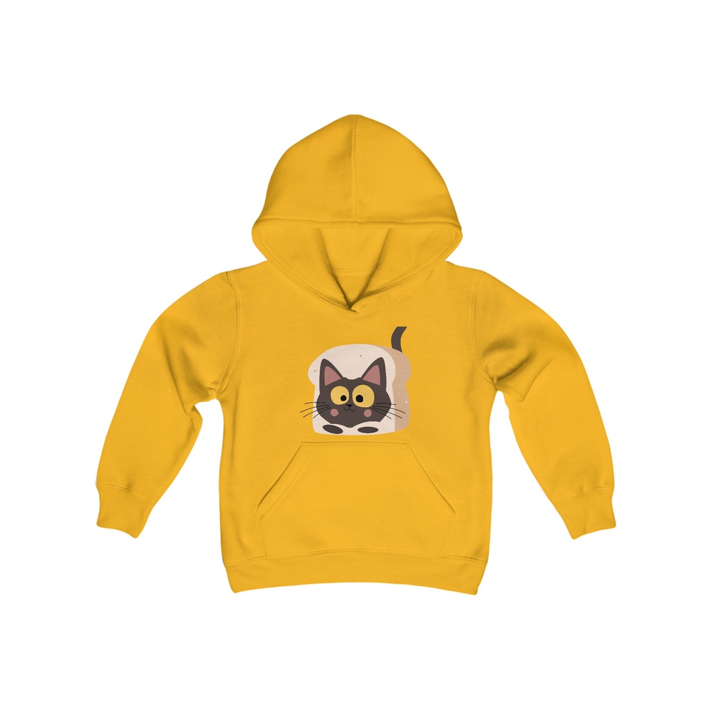 Cat Youth Heavy Blend Hooded Sweatshirt - Creative Designs by Shanny