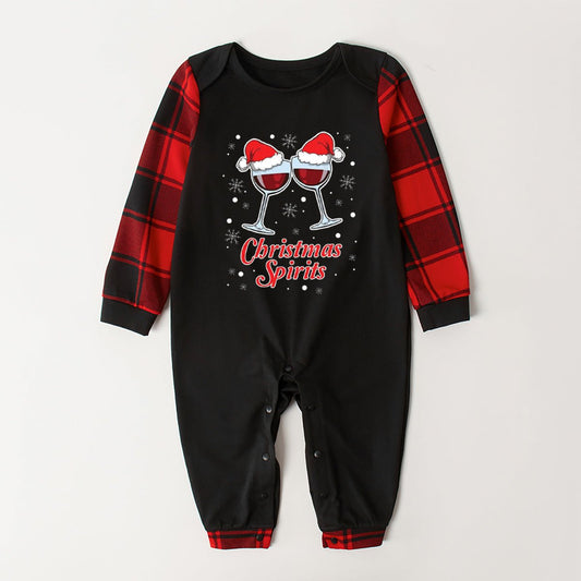 CHRISTMAS SPIRITS Graphic Jumpsuit - Creative Designs by Shanny