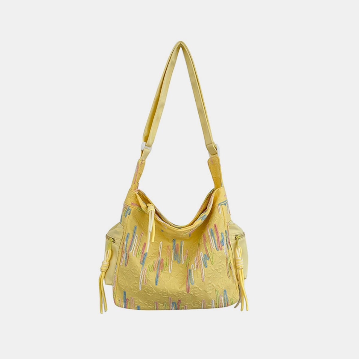 Contrast Texture Shoulder Bag - Creative Designs by Shanny