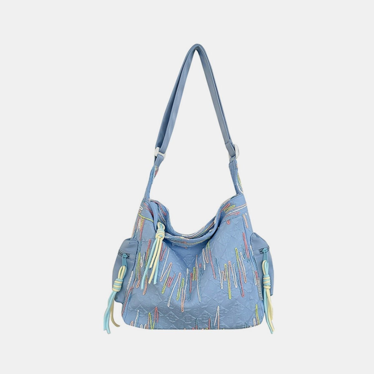 Contrast Texture Shoulder Bag - Creative Designs by Shanny