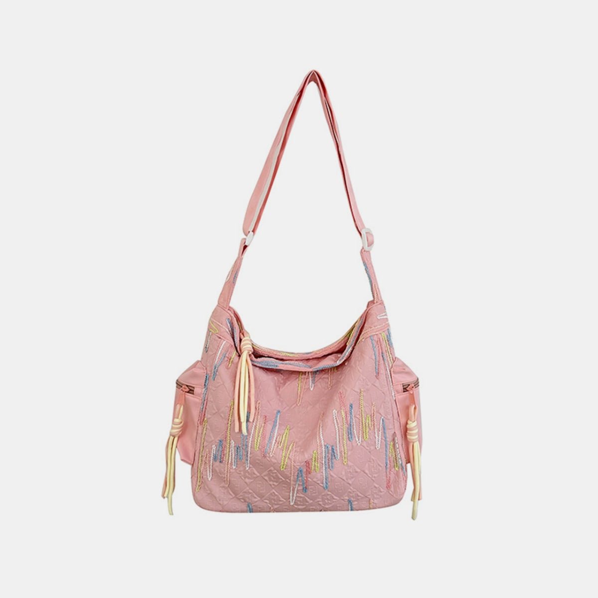 Contrast Texture Shoulder Bag - Creative Designs by Shanny