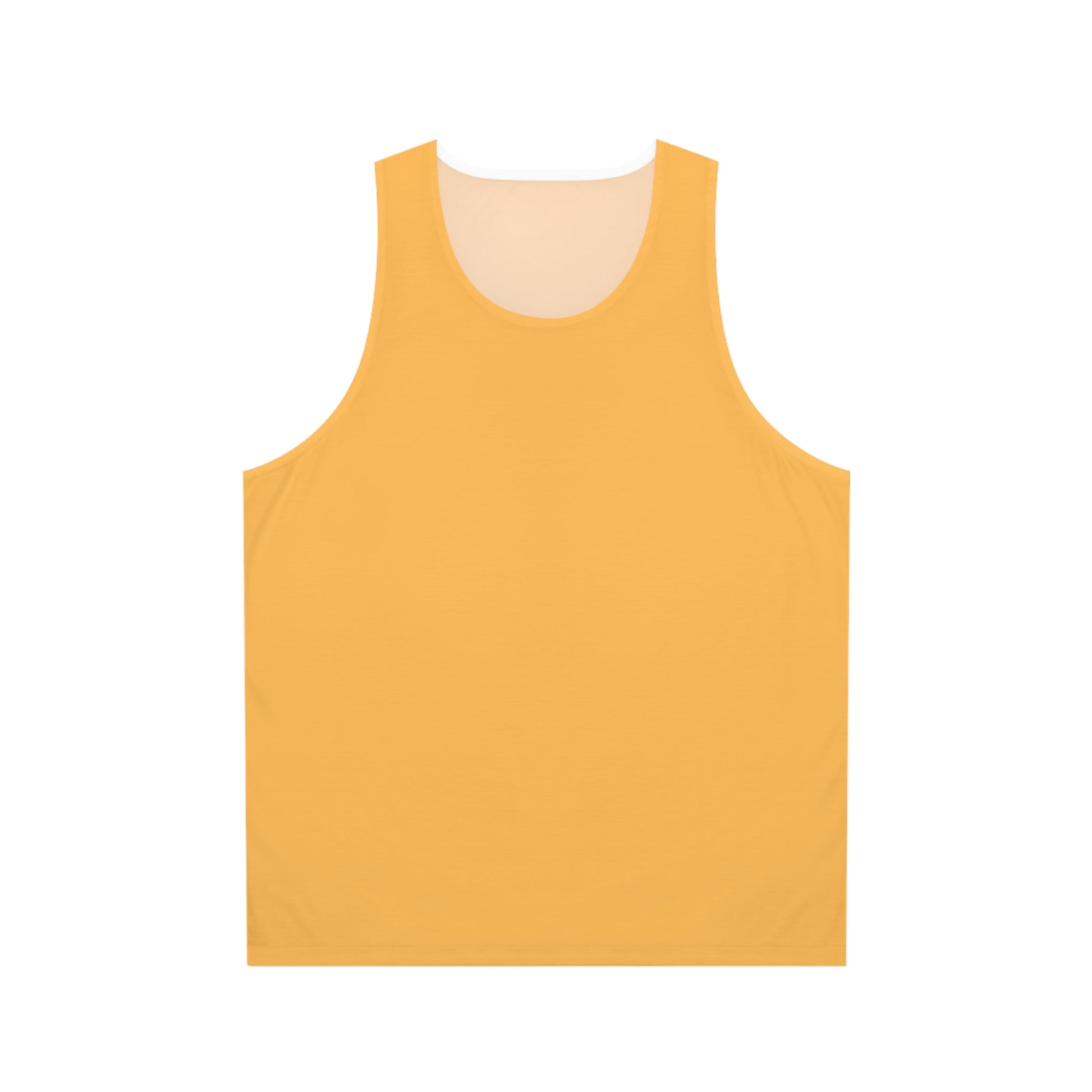 Copper Orange Unisex Tank Top (AOP) - Creative Designs by Shanny