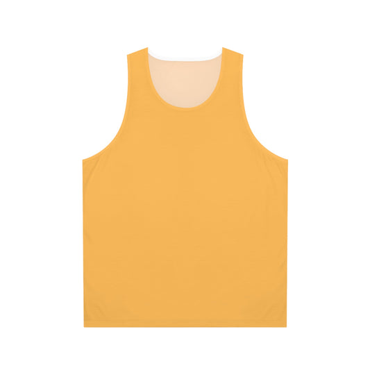 Copper Orange Unisex Tank Top (AOP) - Creative Designs by Shanny