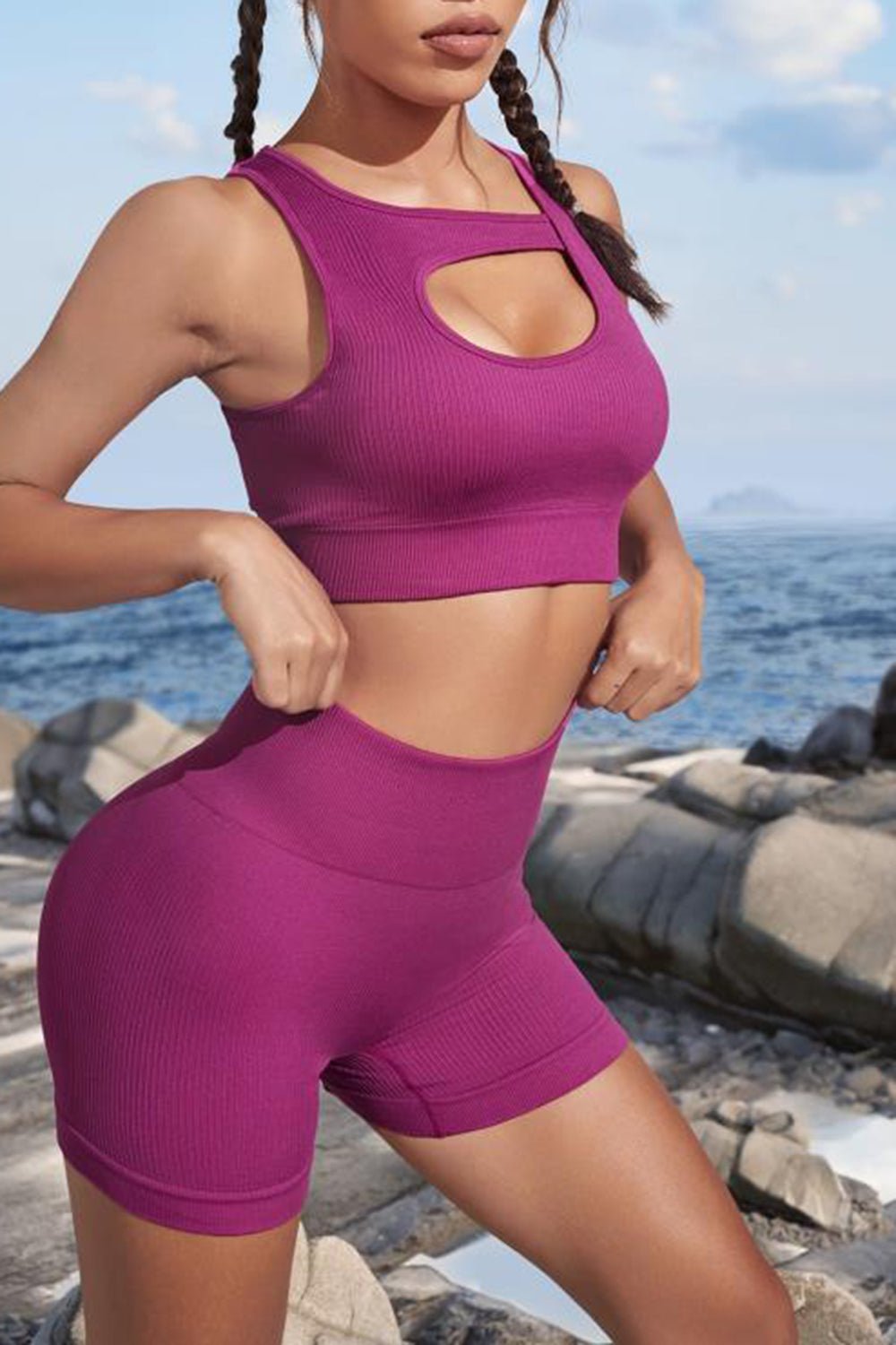 Cutout Two - Piece Sports Set - Creative Designs by Shanny