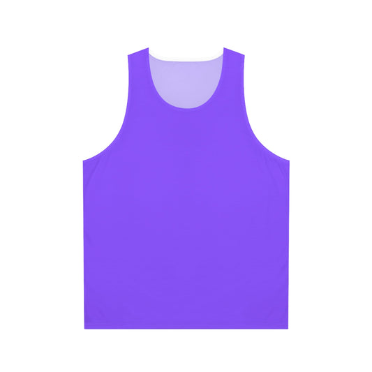 Dark Purple Unisex Tank Top (AOP) - Creative Designs by Shanny