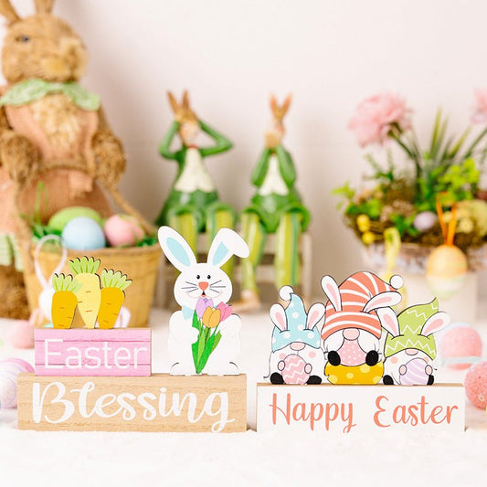 Easter Element Wooden Ornament - Creative Designs by Shanny