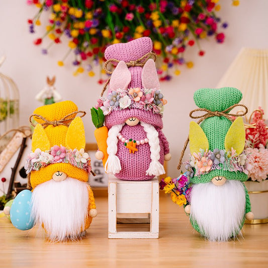 Easter Knit Faceless Doll - Creative Designs by Shanny