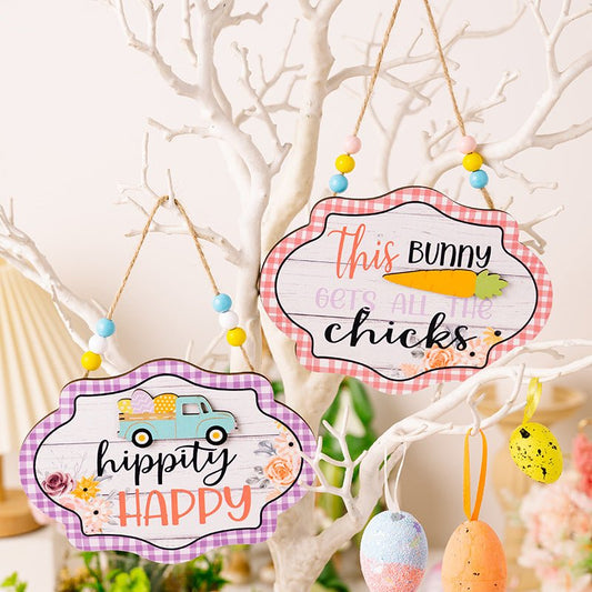 Easter Wooden Bead Hanging Widget - Creative Designs by Shanny