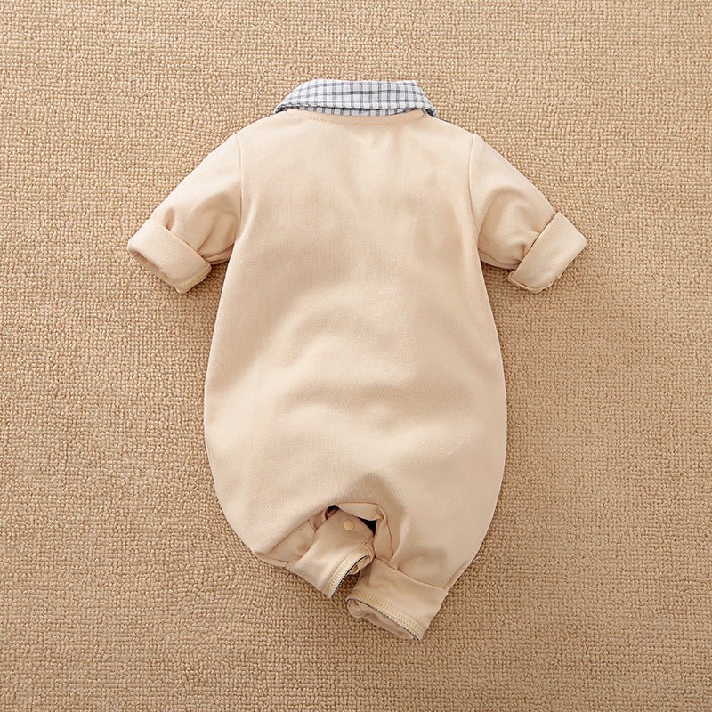 Fake Two Outer Clothing Newborn Clothing Crawl - Creative Designs by Shanny