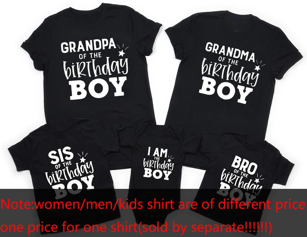 Birthday Boy Family Birthday Shirts