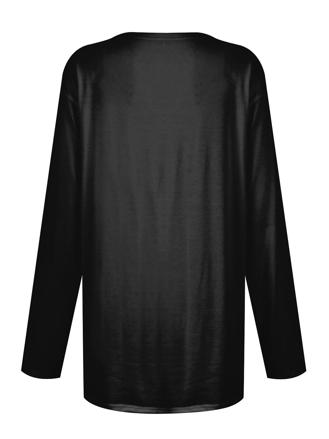 Full Size Pocketed Round Neck Long Sleeve T-Shirt - Creative Designs by Shanny