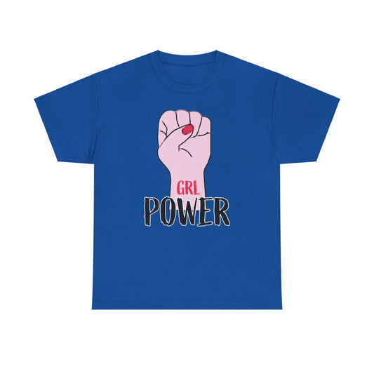 Girl Power Unisex Heavy Cotton Tee - Creative Designs by Shanny